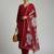 Women Floral Regular Thread Work Kurta with Trousers & With Dupatta
