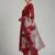 Women Floral Regular Thread Work Kurta with Trousers & With Dupatta