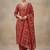 Women Ethnic Motifs Printed Regular Thread Work Pure Cotton Kurta with Trousers & With Dupatta