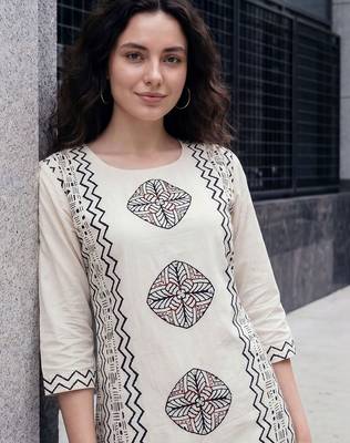 Women Ethnic Motifs Printed Regular Pure Cotton Kurta with Trousers & With Dupatta 4