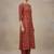 Women Ethnic Motifs Printed Regular Thread Work Pure Cotton Kurta with Trousers & With Dupatta
