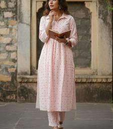Pure Cotton Printed Kurta with Trousers