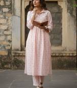 Pure Cotton Printed Kurta with Trousers