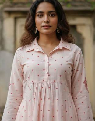 Pure Cotton Printed Kurta with Trousers 3
