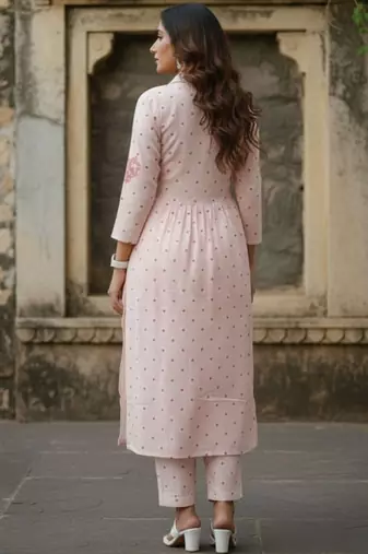 Pure Cotton Printed Kurta with Trousers