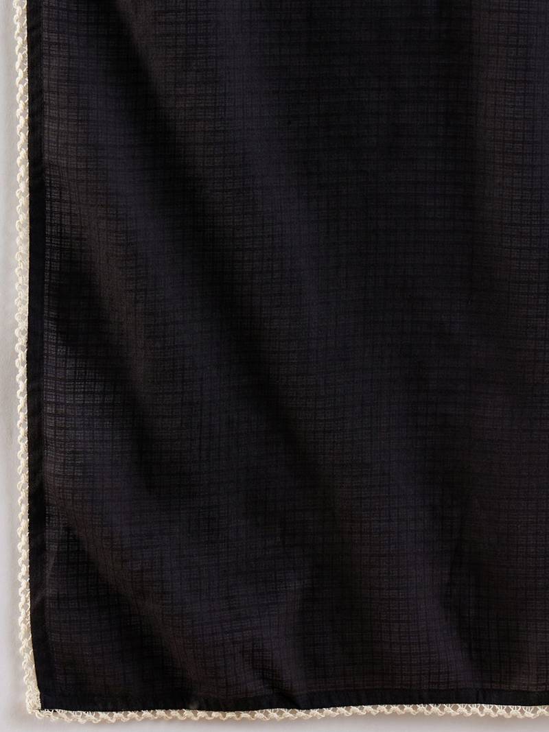 Printed Regular Mirror Work Pure Cotton Kurta with Trousers & Dupatta