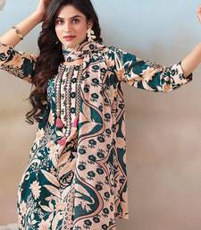 Women Floral Printed Regular Kurta with Trousers & With Dupatta