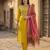 Women Yoke Design Regular Gotta Patti Pure Cotton Kurta with Trousers & With Dupatta