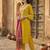 Women Yoke Design Regular Gotta Patti Pure Cotton Kurta with Trousers & With Dupatta