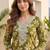 Women Floral Printed Regular Thread Work Kurta with Trousers & With Dupatta