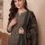 Women Ethnic Motifs Printed Regular Thread Work Pure Cotton Kurta with Trousers & With Dupatta