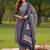 Floral Printed V-Neck Angrakha A-Line Kurta With Trousers & Dupatta
