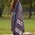 Floral Printed V-Neck Angrakha A-Line Kurta With Trousers & Dupatta