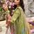 Women Floral Embroidered Regular Thread Work Cotton Kurta with Trousers & Dupatta