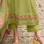 Women Floral Embroidered Regular Thread Work Cotton Kurta with Trousers & Dupatta