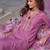 Floral Embroidered Mirror Work Pure Cotton Kurta With Trousers & Dupatta