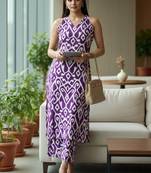 Women Ethnic Motifs Printed Regular Pure Cotton Kurta with Trousers