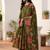 Women Floral Empire Thread Work Pure Cotton Kurta with Trousers & With Dupatta