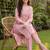 Women Floral Embroidered Regular Mirror Work Pure Cotton Kurta with Trousers
