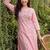 Women Floral Embroidered Regular Mirror Work Pure Cotton Kurta with Trousers