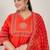 Plus Size Printed Regular Pure Cotton Kurta with Trousers & With Dupatta