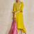 Women Yoke Design Regular Gotta Patti Pure Cotton Kurta with Trousers & With Dupatta
