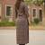 Women Ethnic Motifs Printed Regular Thread Work Pure Cotton Kurta with Trousers & With Dupatta
