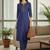 Women Ethnic Motifs Regular Thread Work Kurta with Trousers & With Dupatta