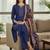 Women Ethnic Motifs Regular Thread Work Kurta with Trousers & With Dupatta