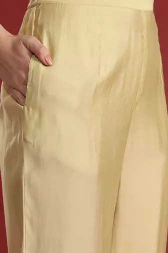 Ethnic Motifs Embroidered Kurta With Trousers & Dupatta