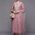 Women Floral Embroidered Regular Chanderi Silk Kurta with Trousers & With Dupatta