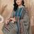 Women Printed Regular Beads and Stones Pure Cotton Kurta with Trousers & With Dupatta