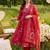 Women Floral Printed Empire Pure Cotton Kurta with Trousers & With Dupatta