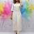Women Ethnic Motifs Regular Thread Work Kurta with Trousers & With Dupatta