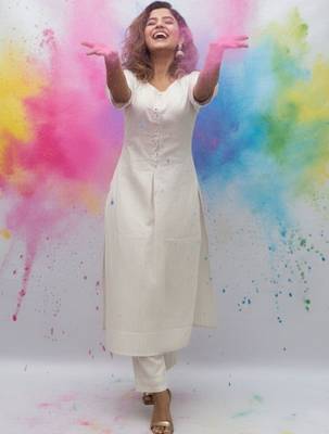 Women Ethnic Motifs Regular Thread Work Kurta with Trousers & With Dupatta 6