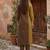 Women Regular Thread Work Kurta with Trousers