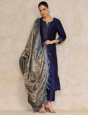 Women Regular Kurta with Trousers & With Dupatta 1