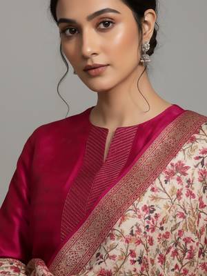 Women Ethnic Motifs Regular Kurta with Trousers & With Dupatta 2