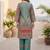 Women Ethnic Motifs Printed Regular Chanderi Silk Kurta with Palazzos
