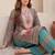 Women Ethnic Motifs Printed Regular Chanderi Silk Kurta with Palazzos
