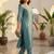 Women Yoke Design Regular Kurta with Trousers