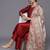 Women Ethnic Motifs Regular Thread Work Kurta with Trousers & With Dupatta