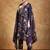 Floral Printed Thread Work Straight Kurta With Trousers & Dupatta