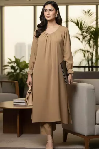 Women Regular Kurta with Trousers