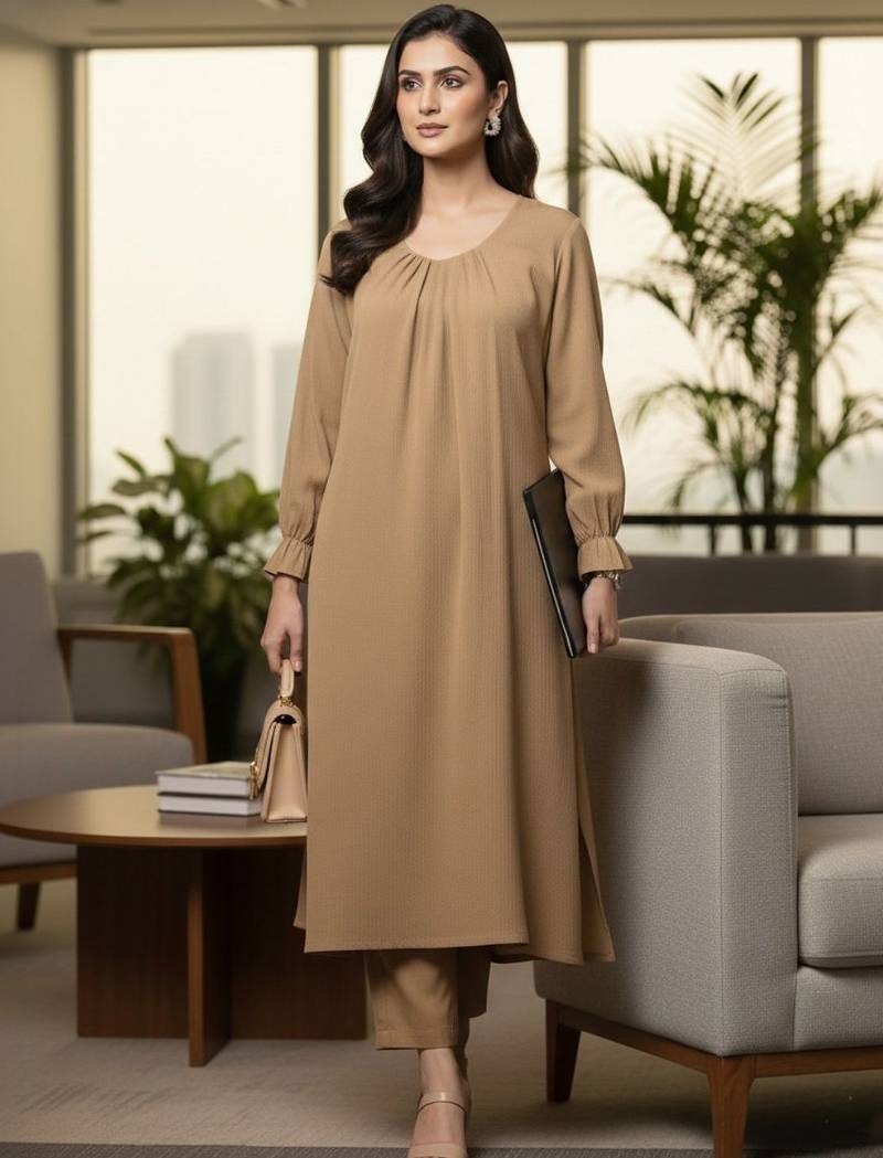 Women Regular Kurta with Trousers