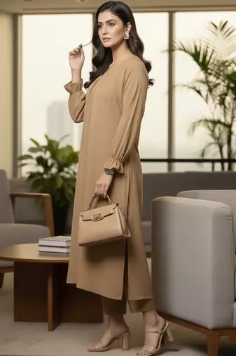 Women Regular Kurta with Trousers