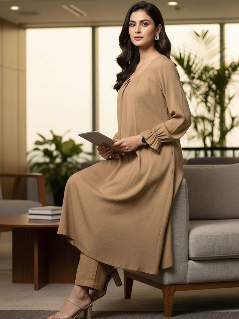 Women Regular Kurta with Trousers