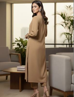 Women Regular Kurta with Trousers 6