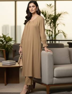 Women Regular Kurta with Trousers 7