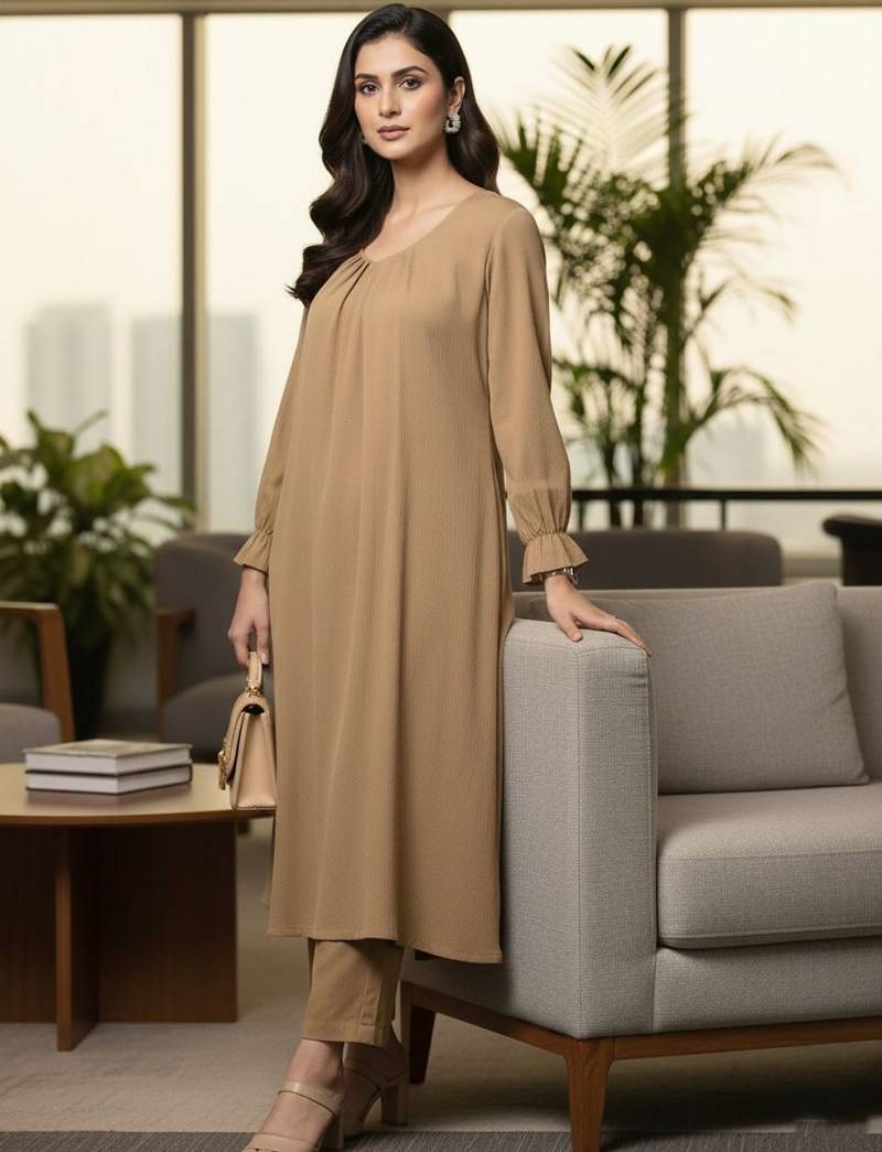 Women Regular Kurta with Trousers
